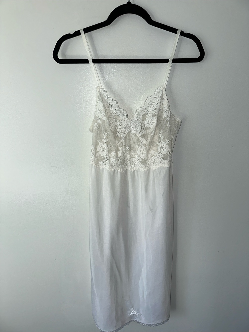 Vintage RARE Christian Dior Lace Bodice Slip Dress